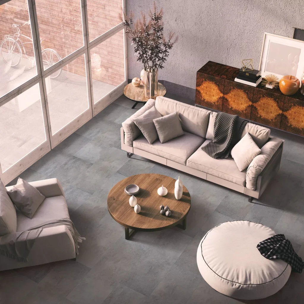 Top view of Vinyl flooring | Corvin's Floors & Cabinets